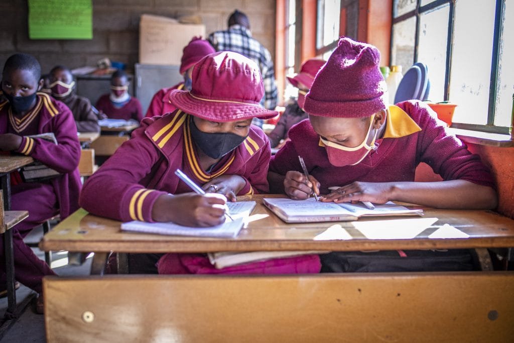 Help Lesotho classroom
